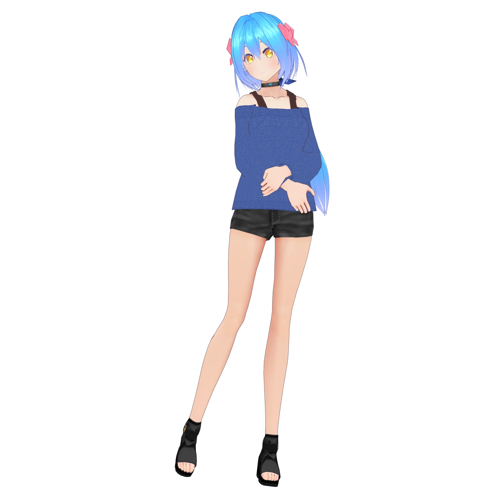 でじこんちゃん 3Dモデル